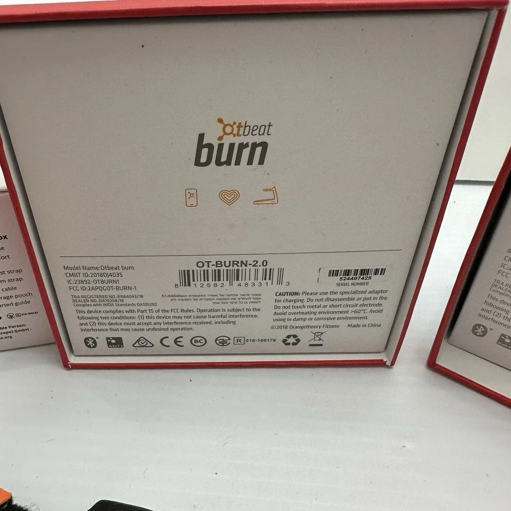 Myzone MZ-Switch + OTBeat Burn 2 & 3 HR Monitors Lot Chest Arm Strap Bundle READ